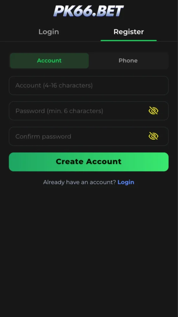 PK66 Login